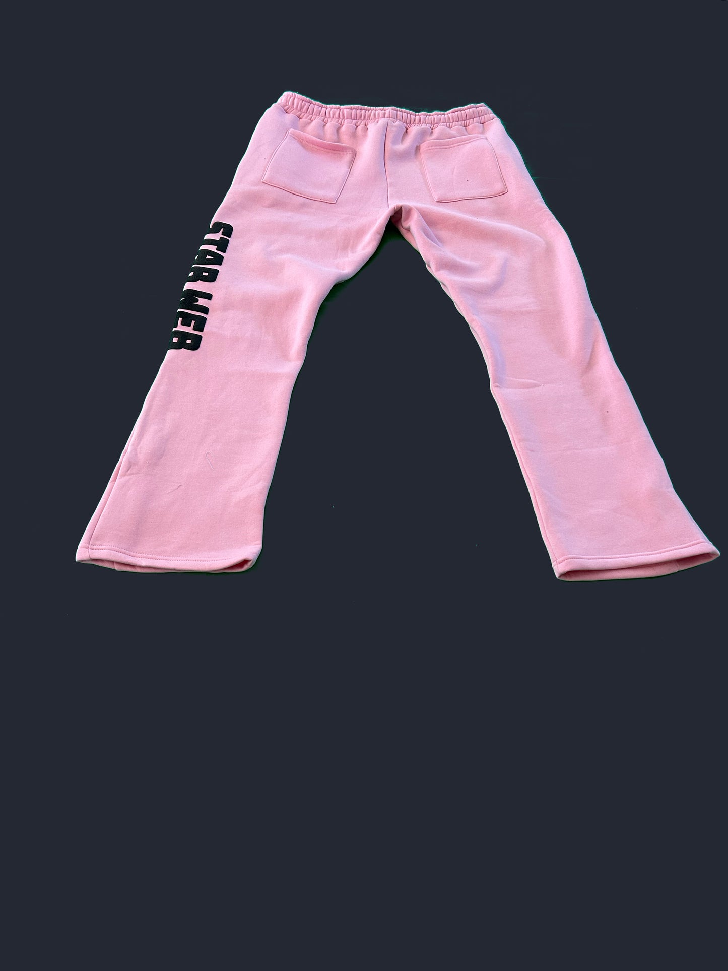 STARWEB flared Jogginghose Puff Print